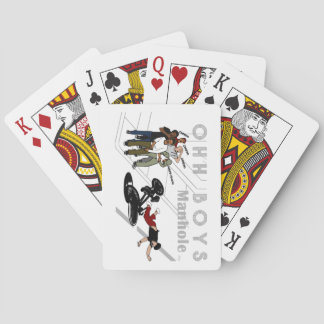 OHH BOYS - Der Mensch auf dem Fahrrad trifft eine  Spielkarten