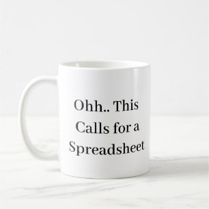 Ohh Das ist ein Fall für eine Tabelle, Lustiges Ko Kaffeetasse