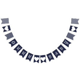 Ohhh Baby Nautical Bunting Wimpelkette