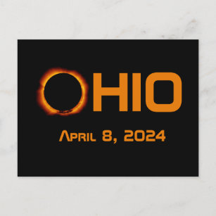 Ohio 2024 Gesamtsolarausstoß Postkarte