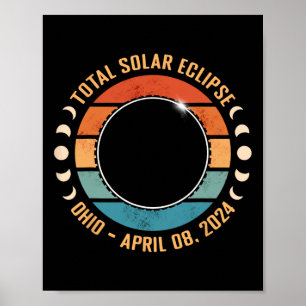 Ohio 2024 Totality Path Men Wo Poster
