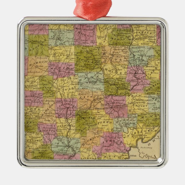 Ohio 3 ornament aus metall (Vorne)