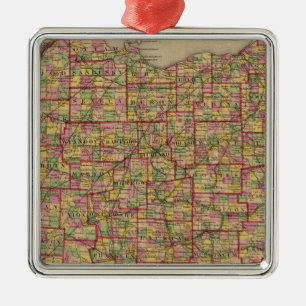 Ohio 3 silbernes ornament