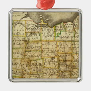 Ohio 4 silbernes ornament