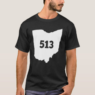 Ohio 513 Bereichscode T-Shirt
