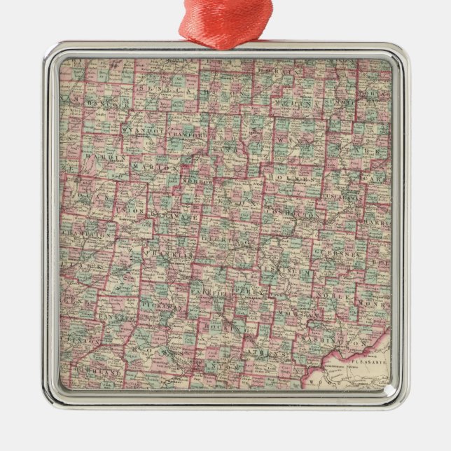 Ohio 9 ornament aus metall (Vorne)