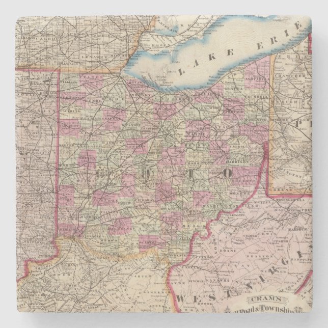 Ohio 9 steinuntersetzer (Vorderseite)