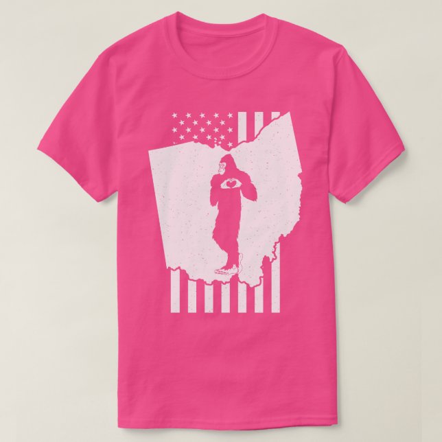 Ohio American Flag T-Shirt (Design vorne)