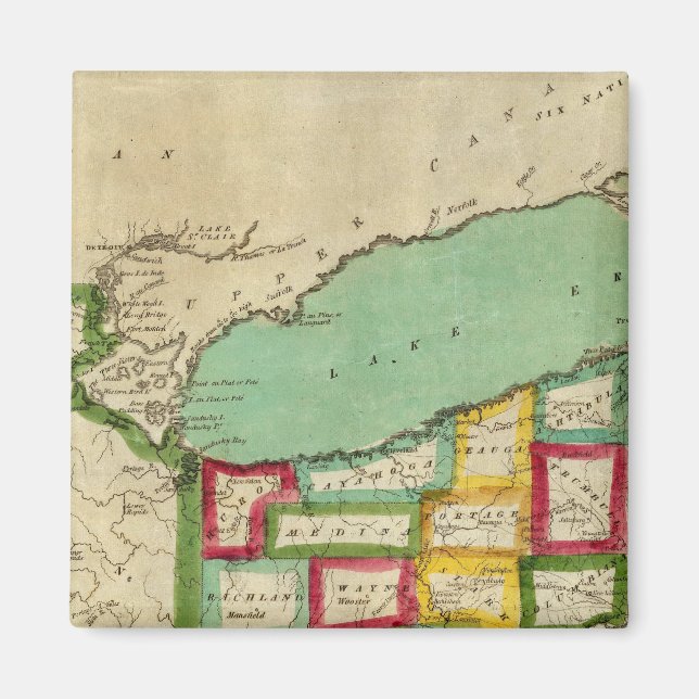 Ohio Atlas Magnet (Vorne)