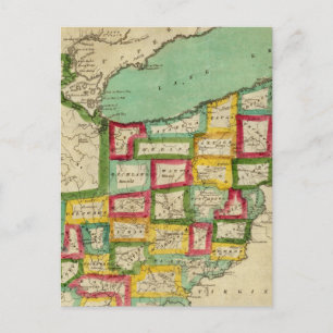 Ohio Atlas Postkarte