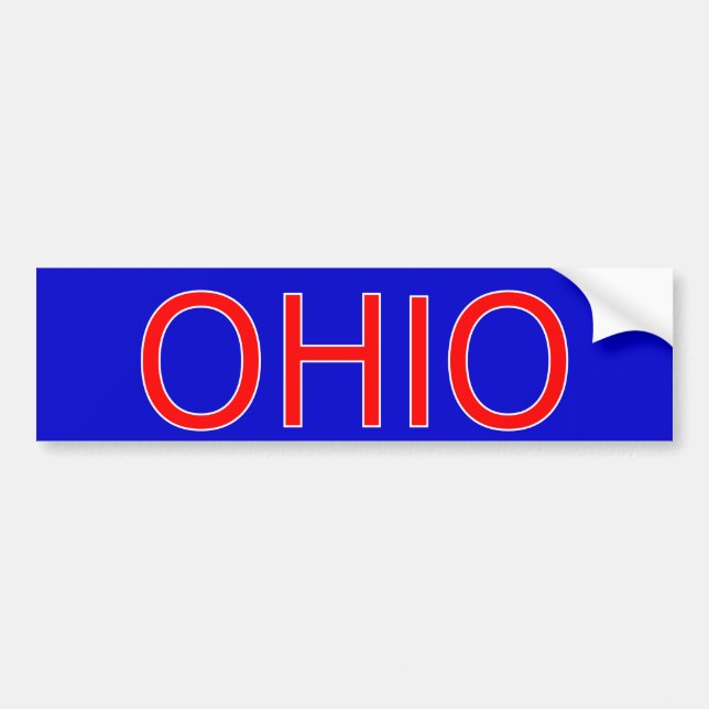 Ohio Autoaufkleber (Vorne)