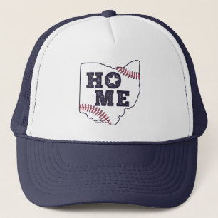 Ohio Baseball Nähen ZUHAUSE, Baseball Grafik Truckerkappe