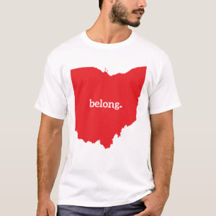 Ohio Belong Staat Karte T - Shirt
