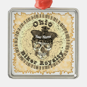 Ohio Biker  Ornament Aus Metall