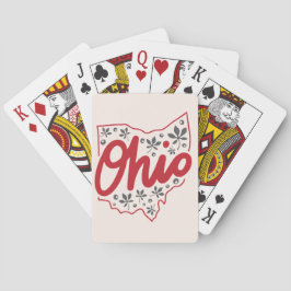 Ohio Buckeye Pattern Spielkarten