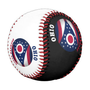OHIO BUCKEYE STAAT FLAG BASEBALL