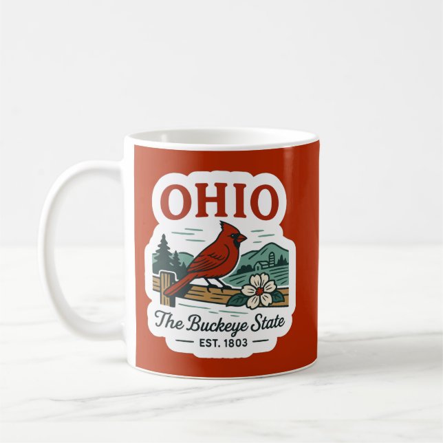  Ohio Buckeye State Mug Kaffeetasse (Links)