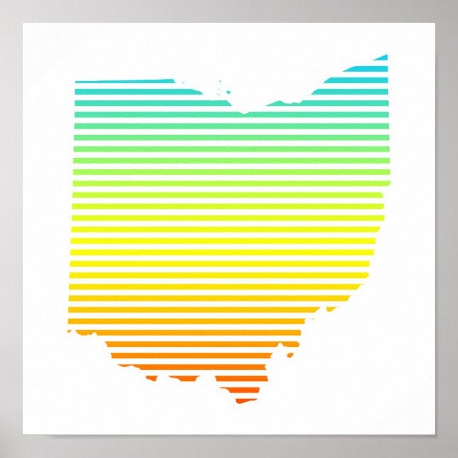 Ohio chill fade poster (Vorne)