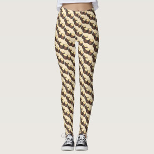 Ohio Chocolate Peanut Butter Buckeye Nut Candy OH Leggings
