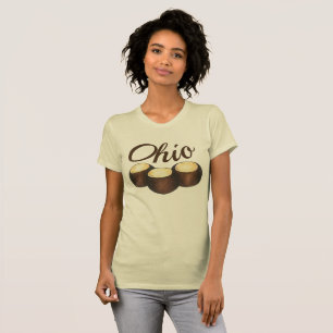 Ohio Chocolate Peanut Butter Buckeye Nut Candy OH T-Shirt