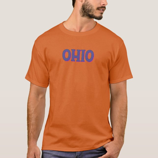 Ohio City Retro T-Shirt (Vorderseite)
