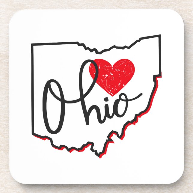 Ohio Day Getränkeuntersetzer (Vorderseite)