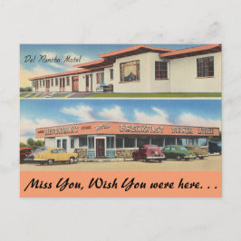 Ohio, Del Rancho Motel, Restaurant Postkarte