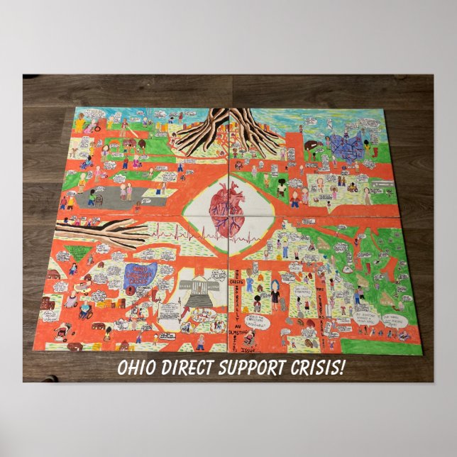 Ohio Direct Support Crisis Poster (Vorne)