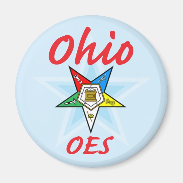 Ohio Eastern Star Magnet (Vorne)