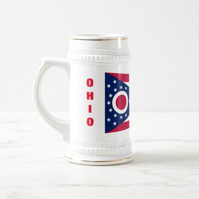 OHIO FLAG BIERGLAS (Links)