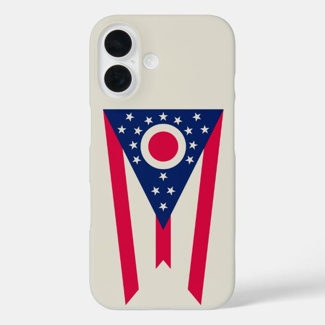 Ohio Flag: Das Buckeye-Staat-Banner Case-Mate iPhone Hülle (Rückseite)