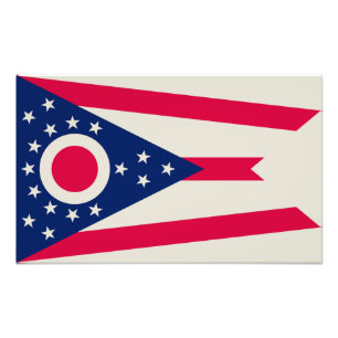 Ohio Flag: Das Buckeye-Staat-Banner Fotodruck