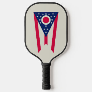 Ohio Flag: Das Buckeye-Staat-Banner Pickleball Schläger