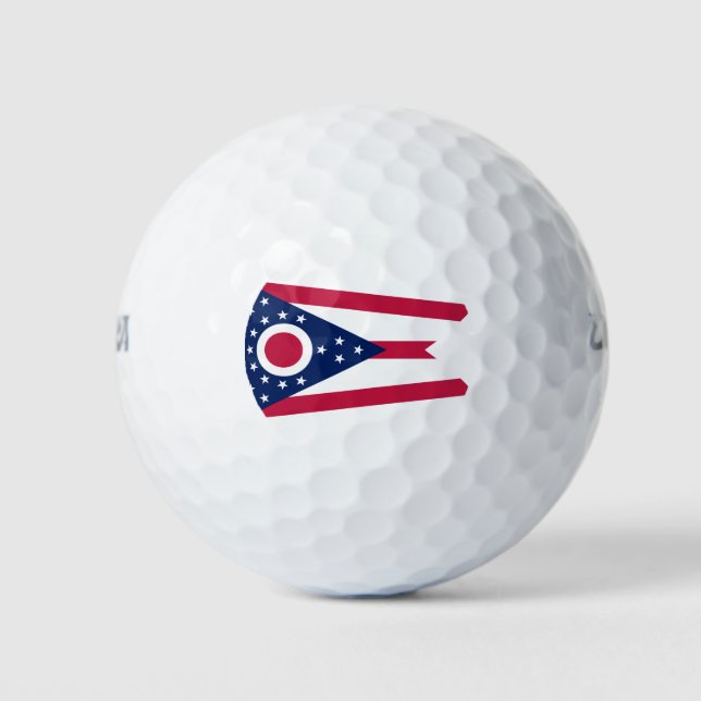 OHIO FLAG GOLFBALL (Vorderseite)