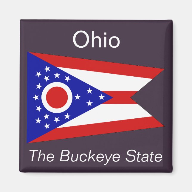 Ohio Flag Magnet (Vorne)