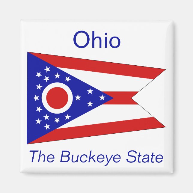 Ohio Flag Magnet (Vorne)