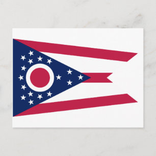Ohio Flag Postkarte
