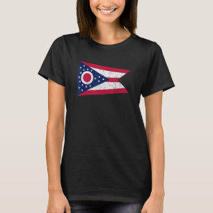 Ohio Flag Staat Vintag Style 1 T-Shirt