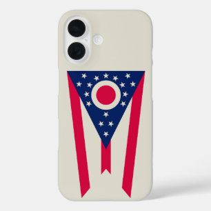 Ohio-Flagge: Das Banner des Buckeye-Staates iPhone 16 Hülle