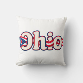 Ohio-Flagge Kissen