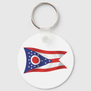 Ohio-Flagge-Schlüsselanhänger Schlüsselanhänger