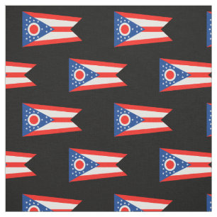 Ohio-Flaggen-Staats-Flagge Stoff
