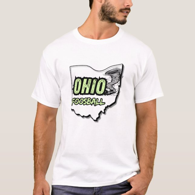 Ohio Foosball Tornado T - Shirt - Green (Vorderseite)