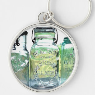 Ohio-Frucht-Glas-Antiken-aus Lima Vintage Schlüsselanhänger
