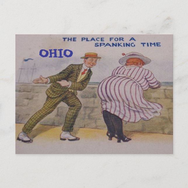 OHIO FUNNY POSTCARD POSTKARTE (Vorderseite)