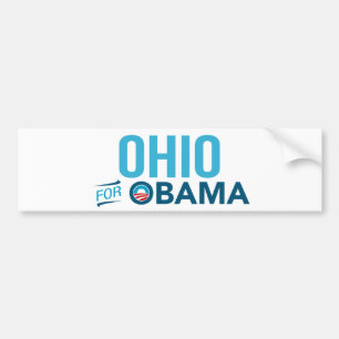 Ohio für Barack Obama Biden Autoaufkleber