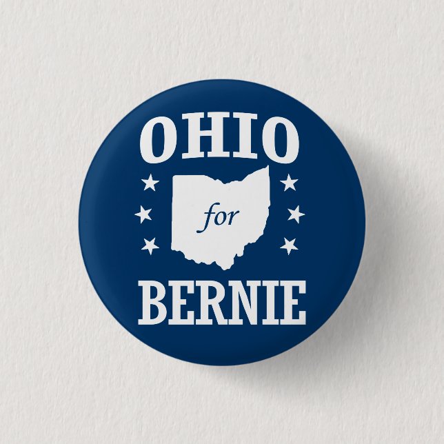 OHIO FÜR BERNIE SANDERS BUTTON (Vorderseite)