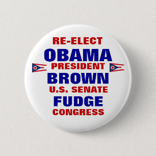 Ohio für Fudge Obama Brown Button