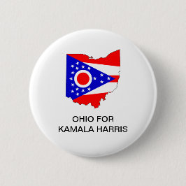 OHIO für Kamala Harris 2024 Button