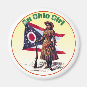 Ohio Girl, Annie Oakley Magnet